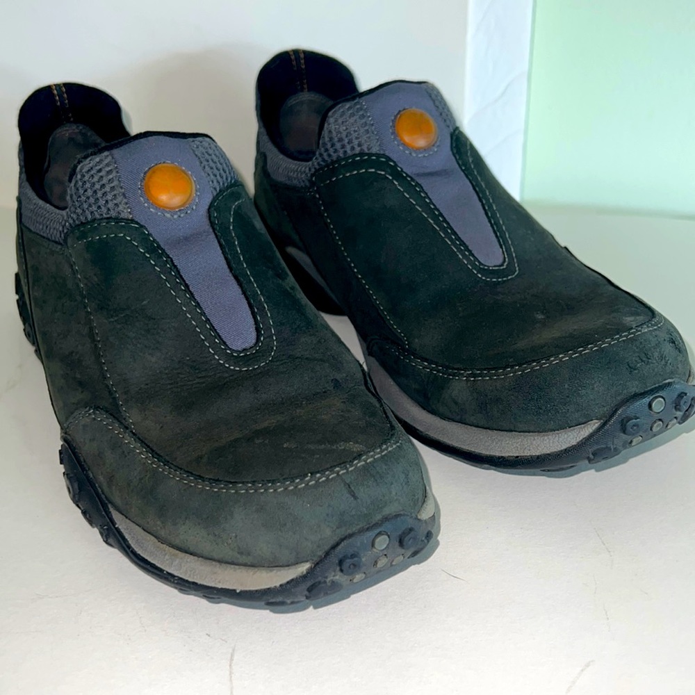 TIMBERLAND Smart Comfort  Shoes 49300 Dark Gray/Blue Suede Leather Size 7.5M